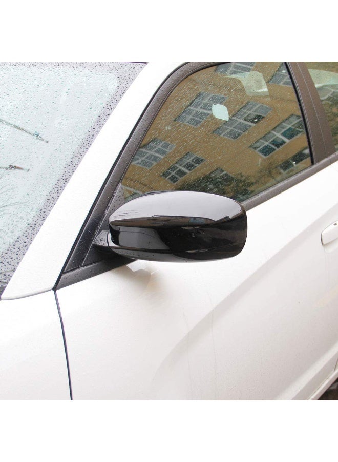 KISSUN Bright Black Side Door Mirror Cover Molding Trim for Dodge Charger 2011-2023 for Chrysler 300 300C 2011-2023 (Bright Black) - Image 3